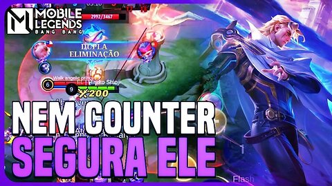 NEM CONTRA COUNTER ELE É PARADO!! TEM QUE BANIR | NOLAN | MLBB