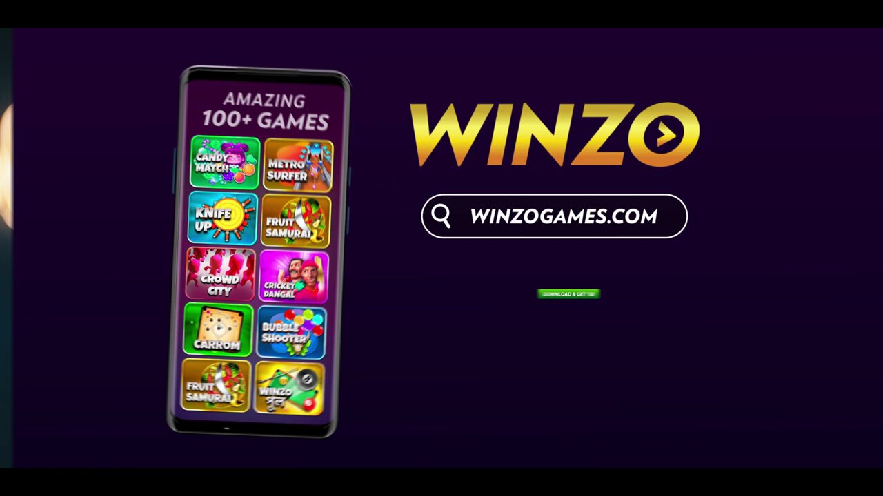 Winzo ad and credit by carryminati