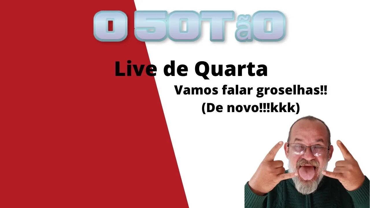 Live de Quarta #ocinquentao #carros #motos #viagens