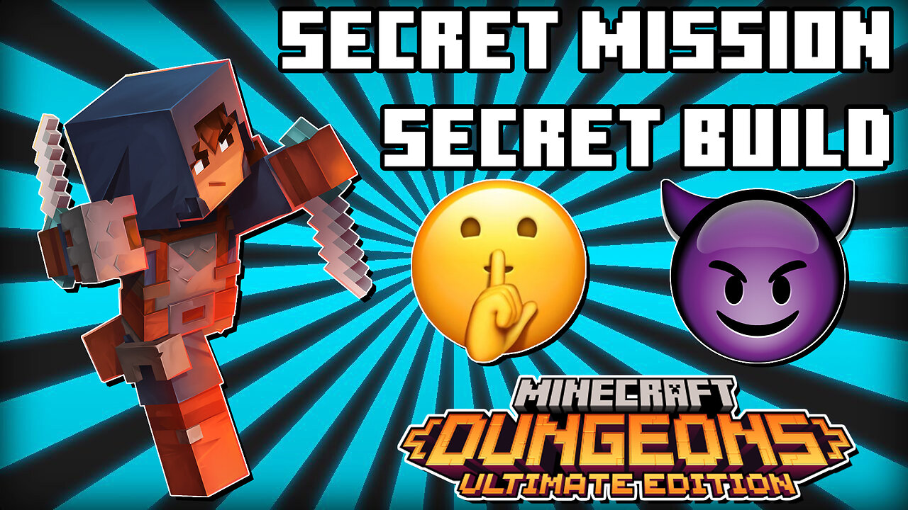 [MINECRAFT DUNGEONS] SECRET MISSION, SECRET BUILD