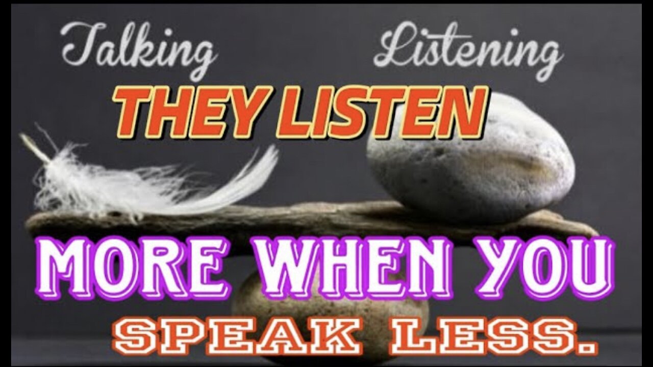 7 Smart Reasons YouShould Talk Less and Listen More..#​⁠​⁠