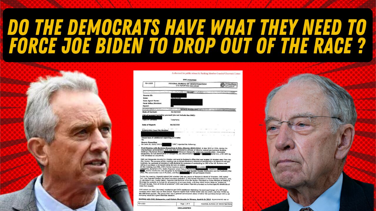 Do Democrats Have What They Need To Force Joe Biden To Drop Out Of The Race For The White House ???