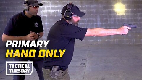 How To Shoot A Gun With Your Dominant Hand Only (Tactical Tuesday)