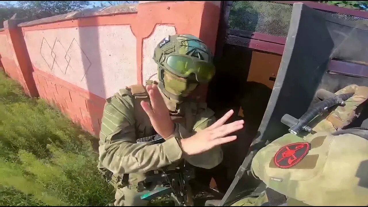 Military personnel of the SpN FSKN during targeted work in the zone SMO