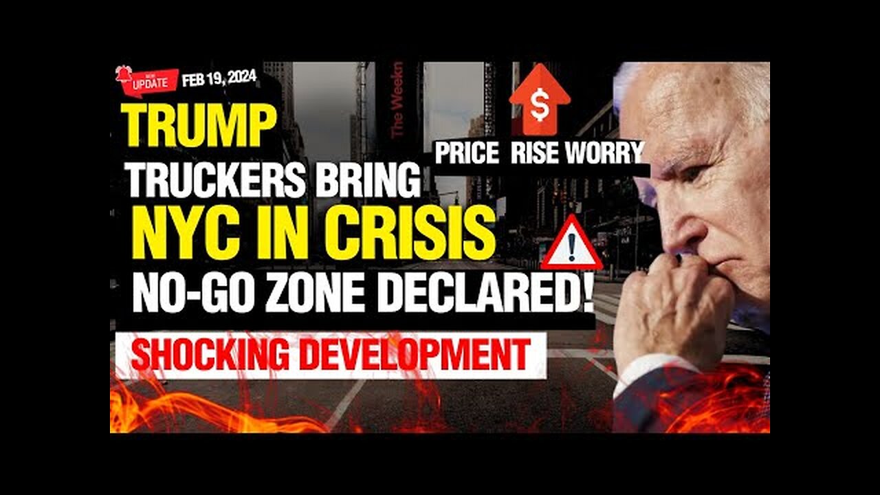 TRUCKERS HIT NEW YORK CITY After TRUMP Fraud Blow!