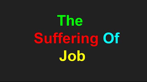 The Suffering Of Job