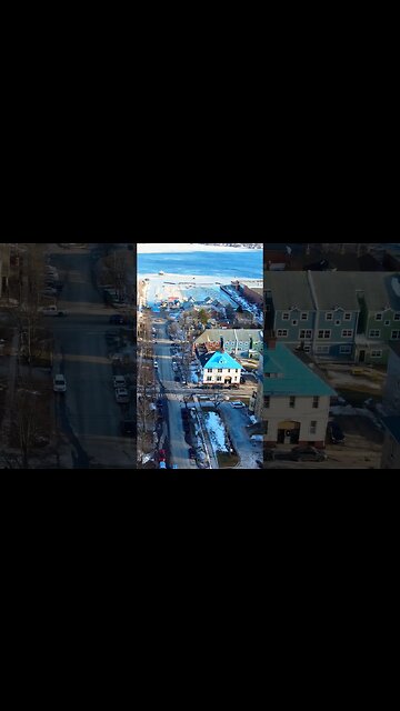 Downtown Charlottetown PEI Canada Drone View ✈️