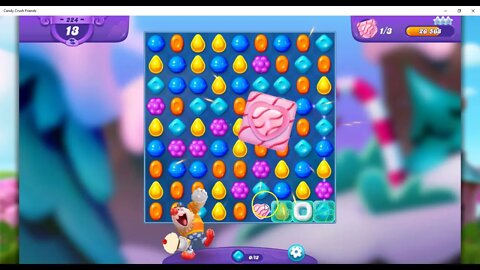 FRIENDS Level 224 Talkthrough, Candy Crush Friends Saga, 35 Moves 0 Boosters