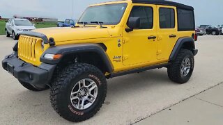 2018 JEEP WRANGLER UNLIMITED SPORT S #317901A