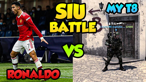 Ronaldo VS My Teammate SIU Battle in CS:GO