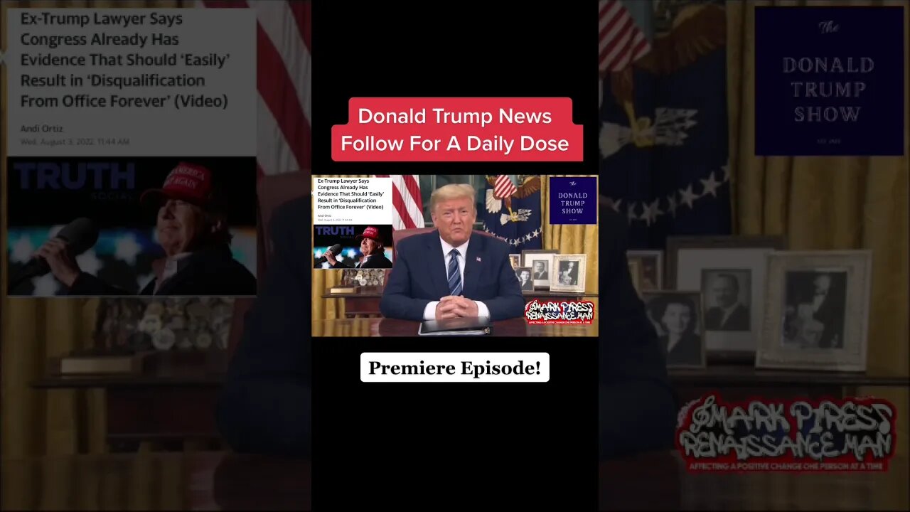 Introducing the Donald Trump Daily News Show!