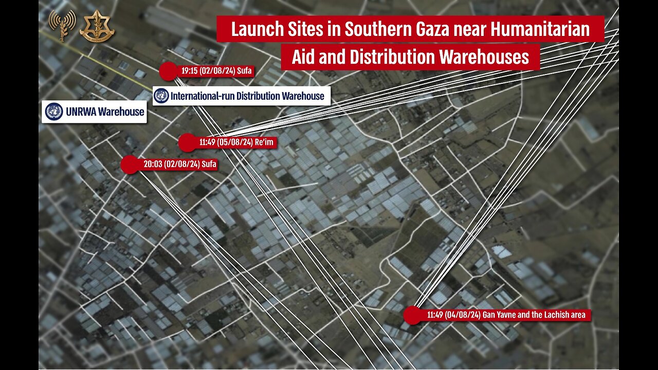 IDF: Hamas Fired Rockets at Israeli Communities from Launchers Embedded