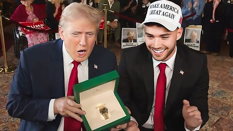 Adin Ross Gifts Donald Trump His Dream Watch!