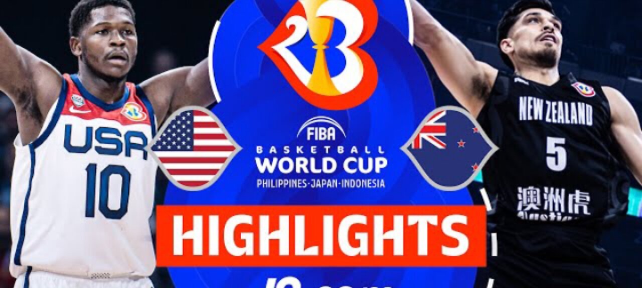 USA vs New Zealand Basketball World Cup 2023 | Highlights | FIBA