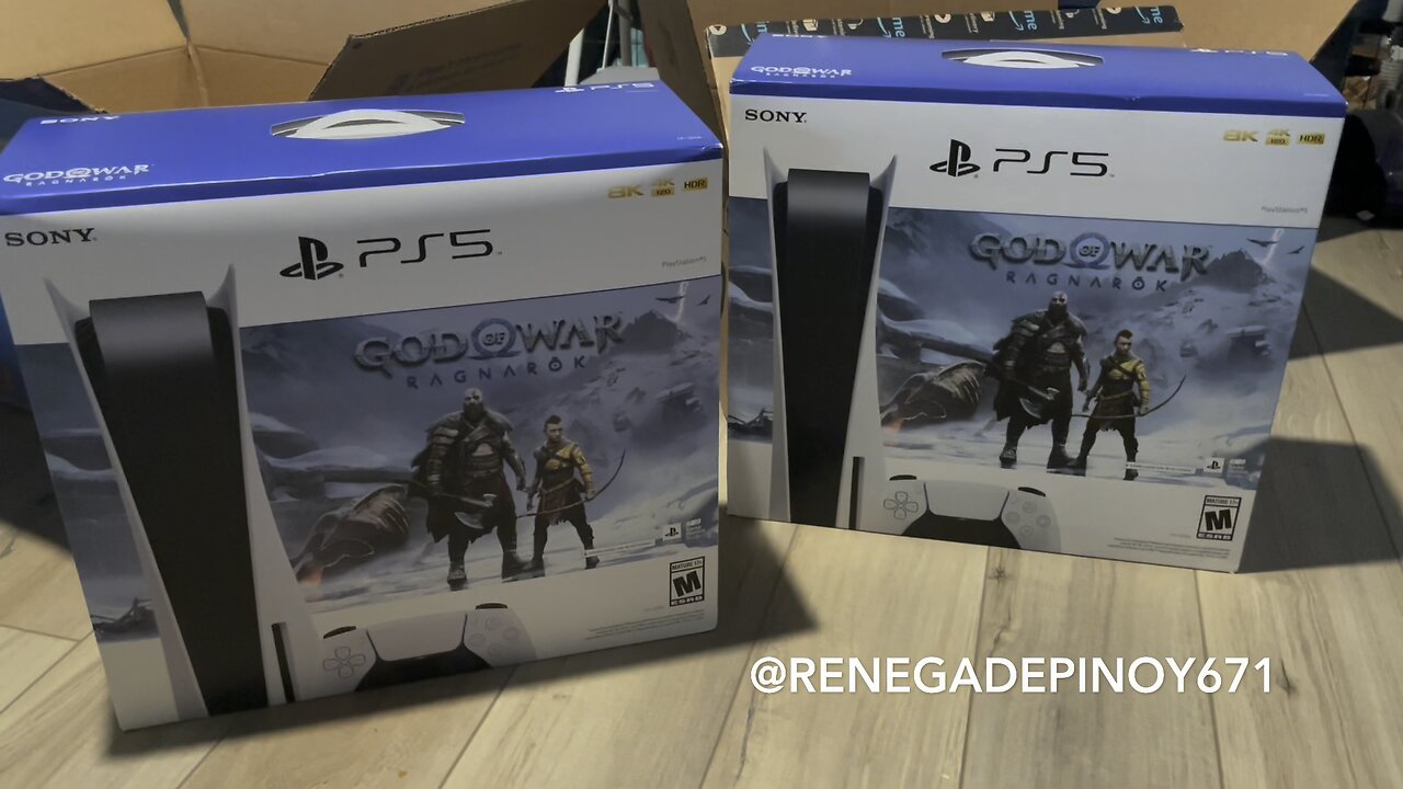 PlayStation 5 God of War Ragnarok Bundle Unboxing