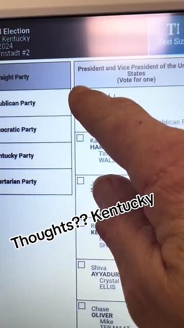 Kentucky voting machines are REFUSING to let voters select Donald Trump’s name