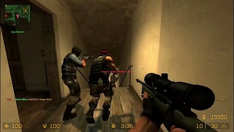 Counter Strike Source Inferno Bots #20 Only Sniper Rifles