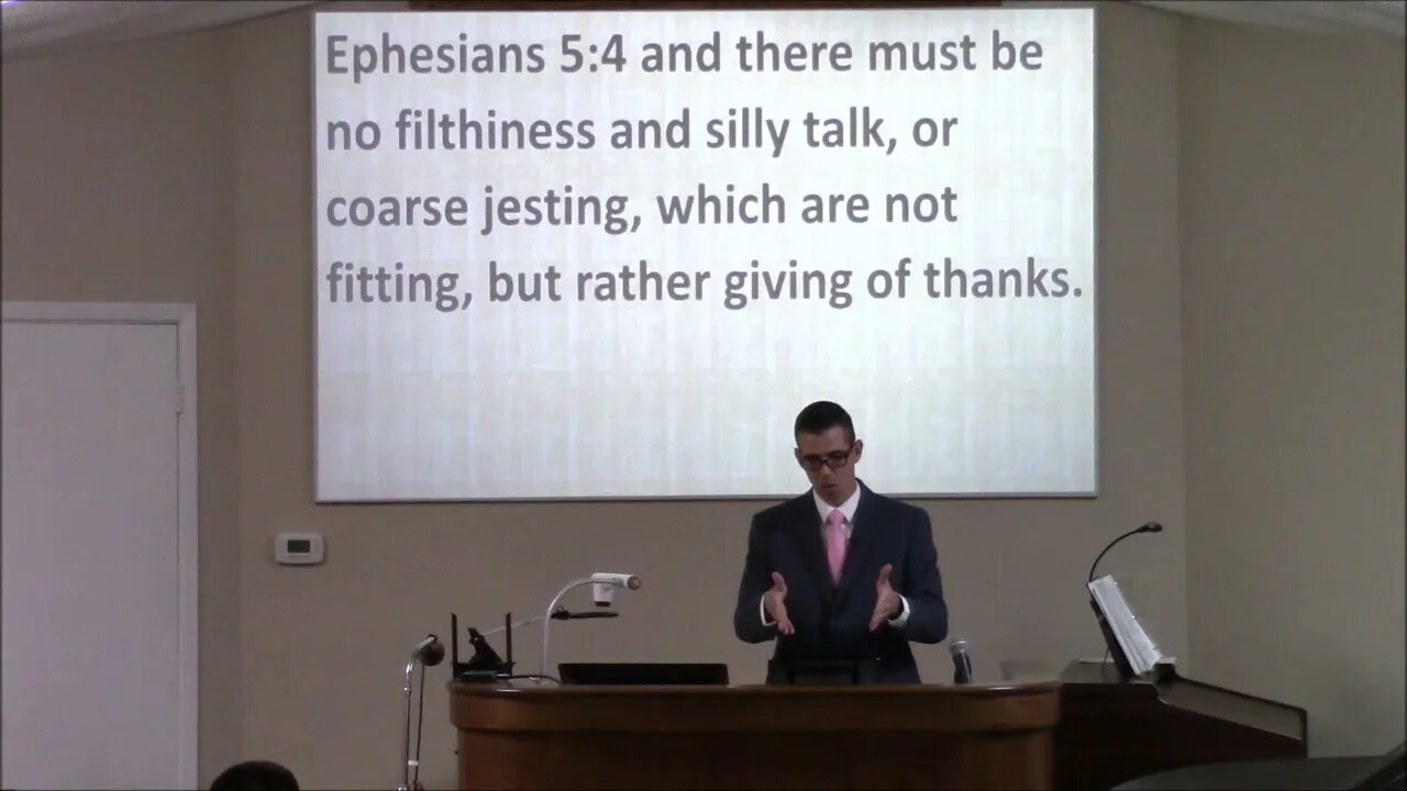 11/07/2021 - The Suitable Christian - Ephesians 5:3 & 4