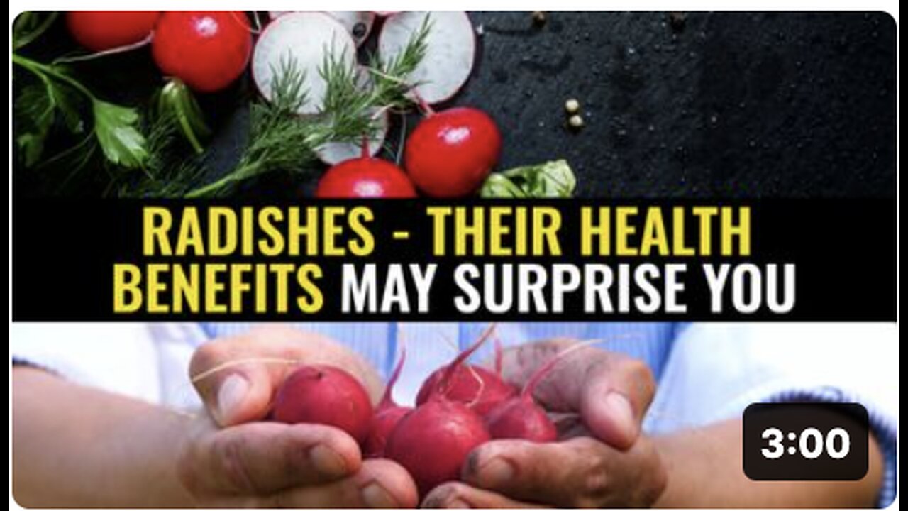 Radishes - their health benefits may surprise you