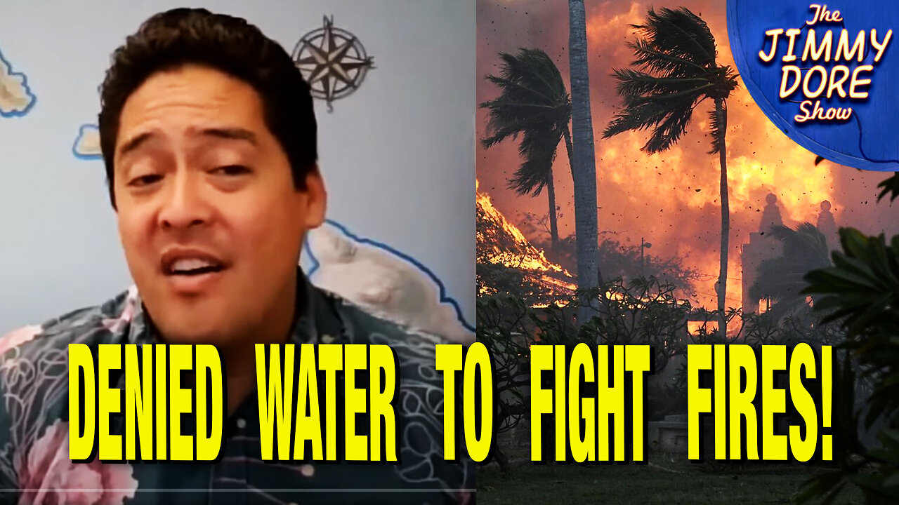 BREAKING! State Officials DENIED Water To Fight Maui Wildfires!