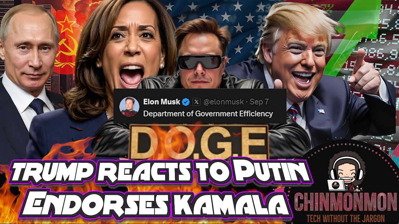 trump reacts to Putin Endorses kamala