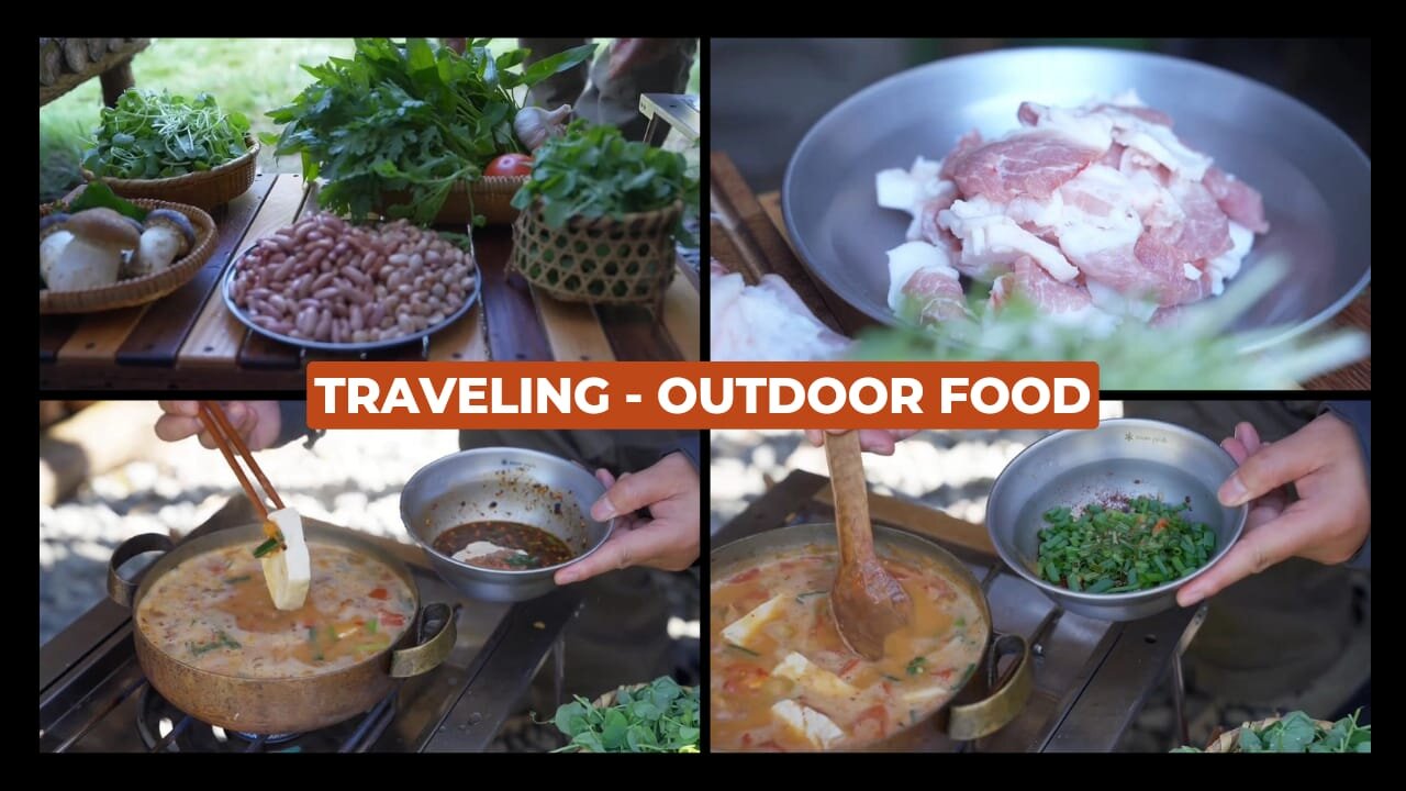 The Soul of Doumi Hotpot, Solo Mountain Outdoor Life - Travel Food