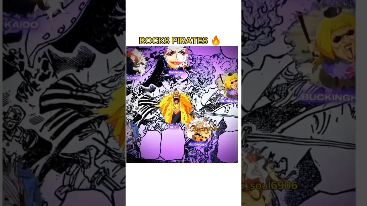 biggest battle of the one piece #rocks pirates vs #roger pirates vs #garps and world government