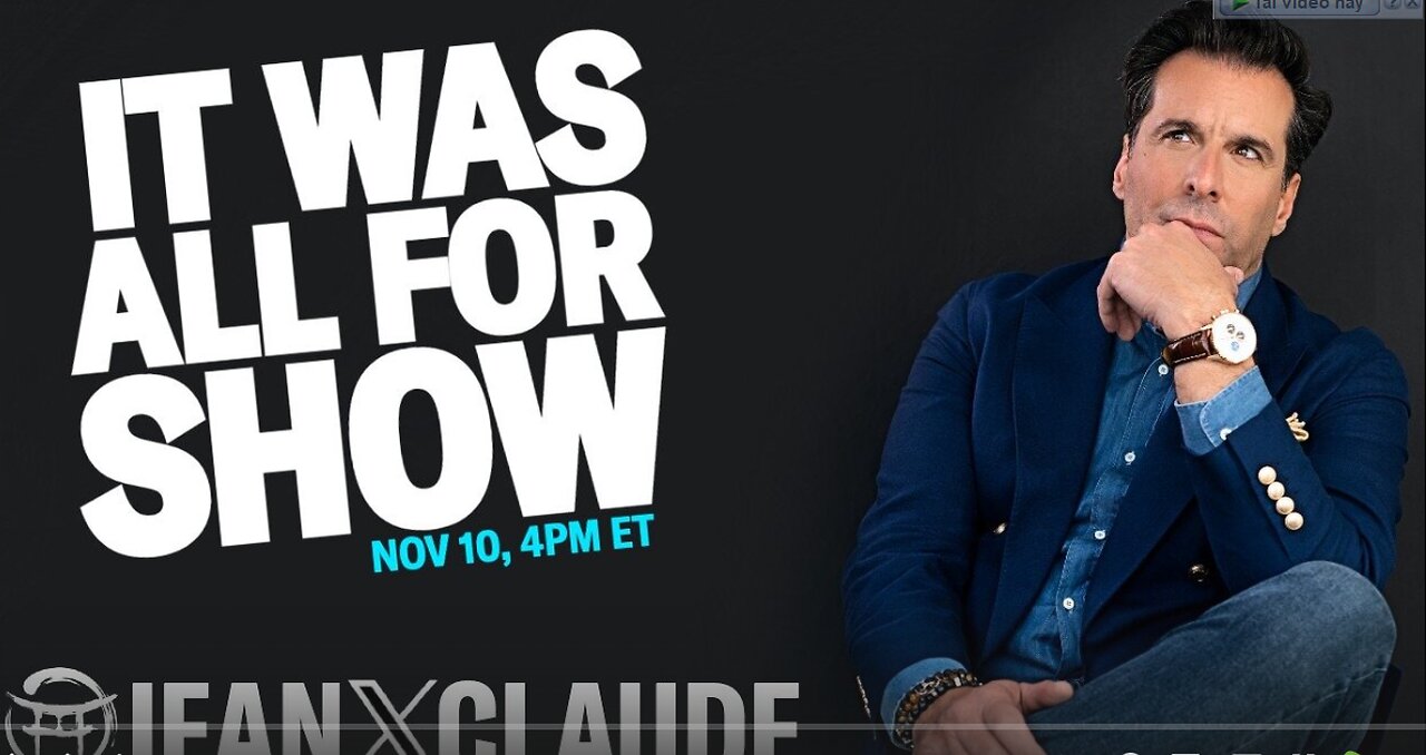 🎤 IT WAS ALL FOR SHOW LIVE WITH JEAN-CLAUDE - NOV 10