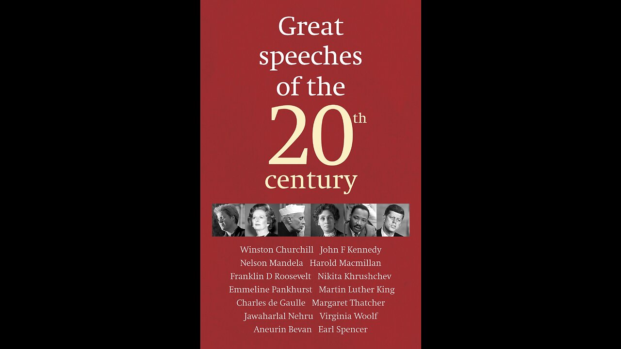 TOP 5 - GREATEST SPEECHES of the 20th century