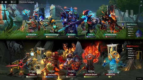 MAD MONKEY VS BRIGHT CRUSADERS - DESTINY LEAGUE