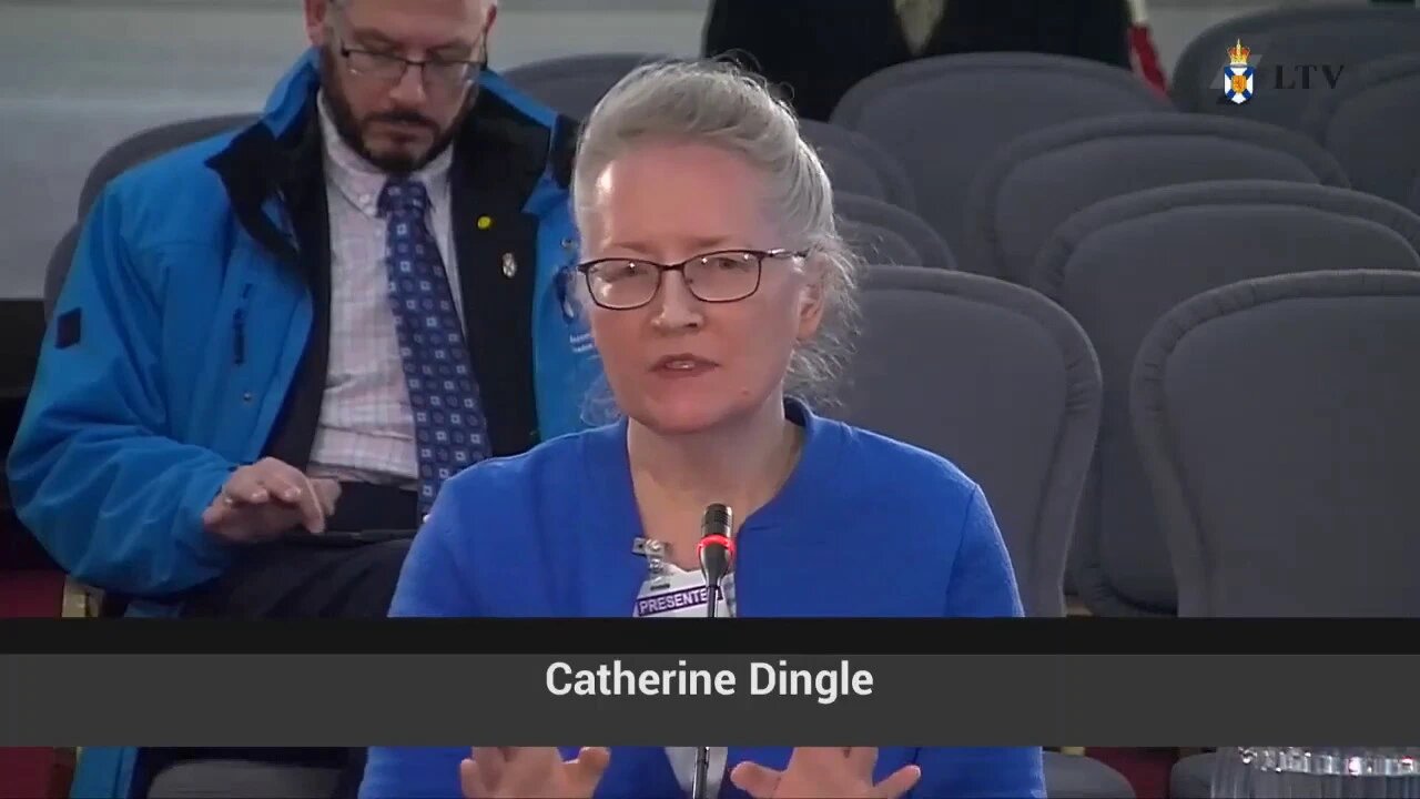 Catherine Dingle Speaks Against Nova Scotia Bubble Zone Bill 242