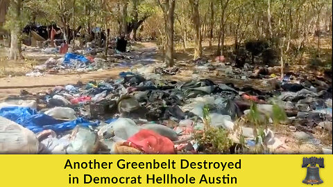 Another Greenbelt Destroyed in Democrat Hellhole Austin