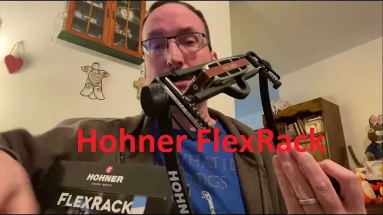 Review: Hohner FlexRack harmonica brace/holder/stand and original song with guitar and vocals