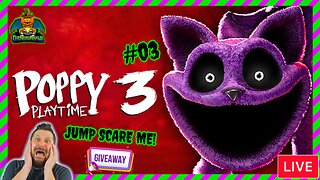 Poppy Playtime 3 #03 | Jump Scare Alerts On! | Giveaways | Scare Me & Win! | 1st Time Playing