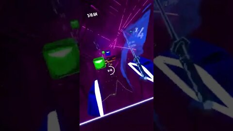 I Practiced Beat Saber to Make This 1 Video #shorts