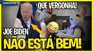 Joe BIDEN não está bem! Até com o coelho da páscoa 😂