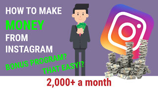 How To Make MONEY From Instagram