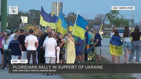 Fight for Freedom: One year later and residents in North Port continue to rally for Ukraine