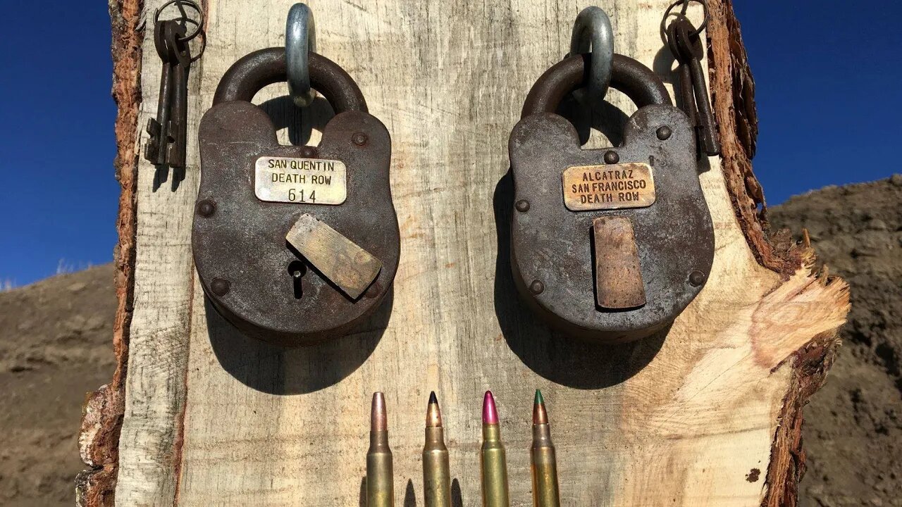 Worlds Most Expensive 5.56 Round Vs Death Row Prison Locks