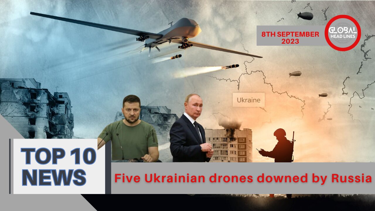 World News Today | Ukraine War: Five Ukrainian drones downed in raids on Russia| Global Headlines