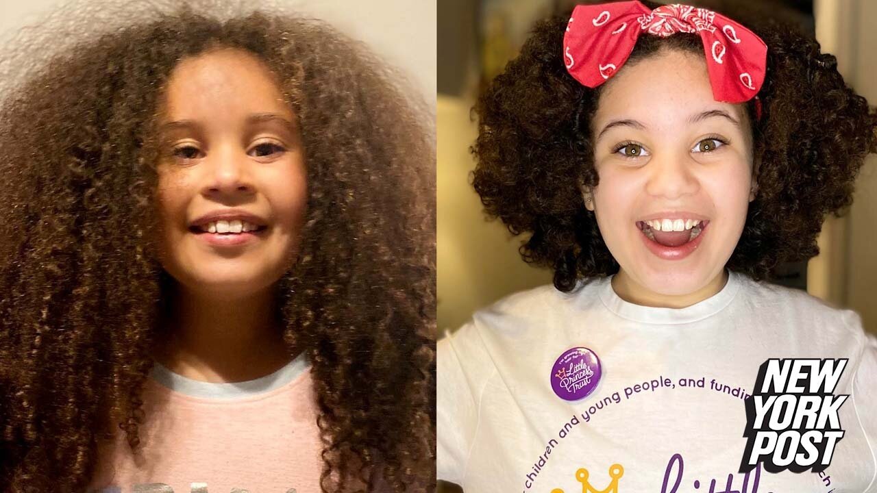 11-year-old Poppy is a hair-donation trailblazer