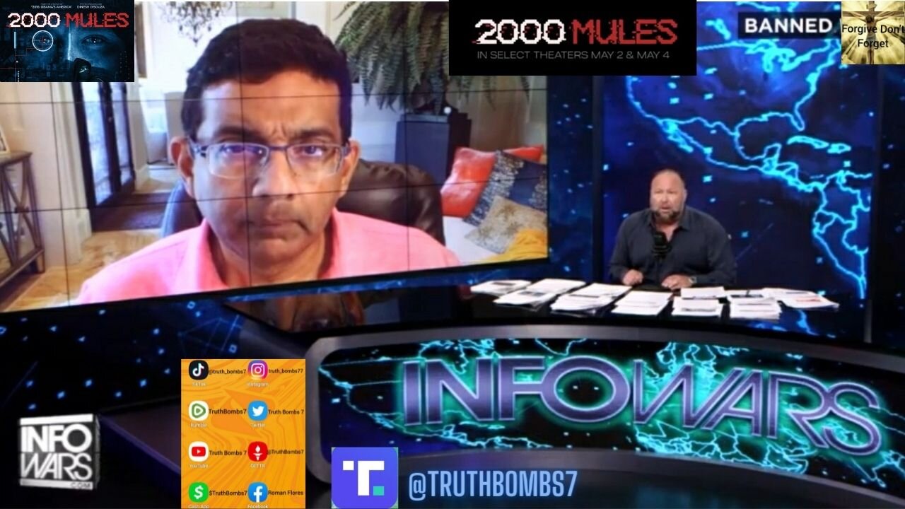 5/17/2022 "2000 Mules Director Dinesh D'Souza Proves 2020 Election Was Stolen"-MUST WATCH FULL SHOW