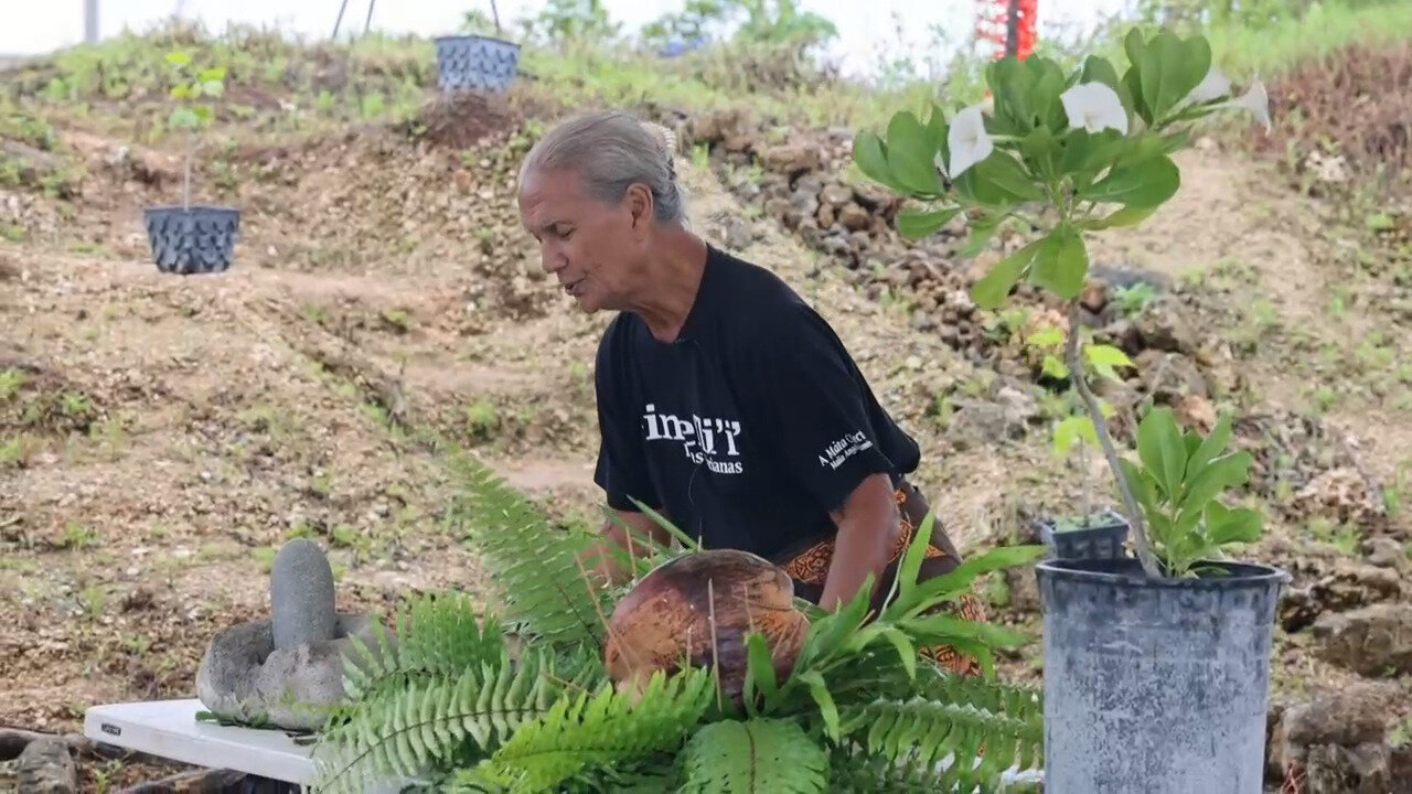 B-Roll: Cultural Ritual Honors Burials at Sabånan Fadang Area of Camp Blaz