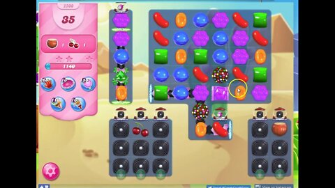 Candy Crush Level 2500 Audio Talkthrough, 3 Stars 0 Boosters