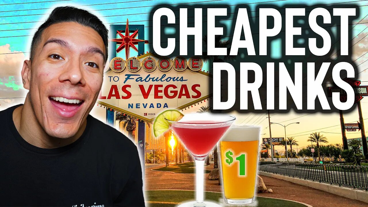 Top 10 CHEAPEST Places to Drink in Las Vegas in 2023 💰🍺