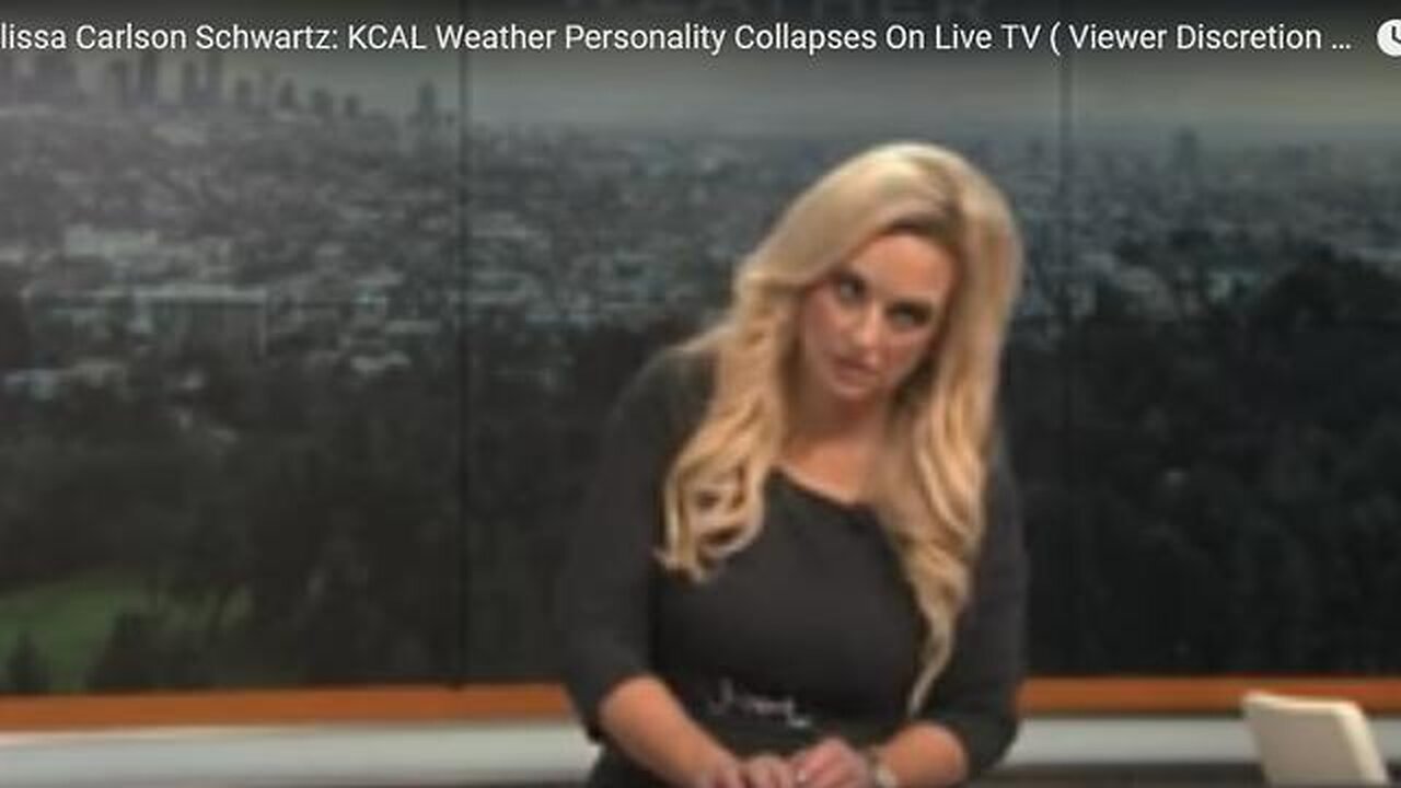 Another Reporter Collapses on the News...