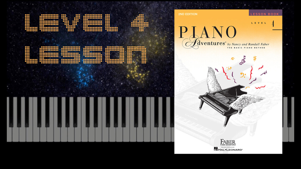 Chanson - Piano Adventures Level 4 - Lesson Book