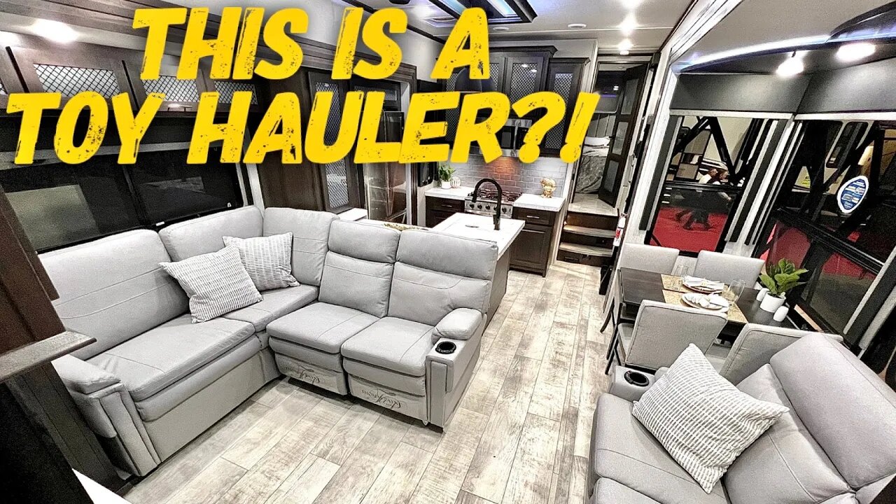 Best Toy Hauler Floor Plan EVER | 2022 Grand Design Momentum 395MS