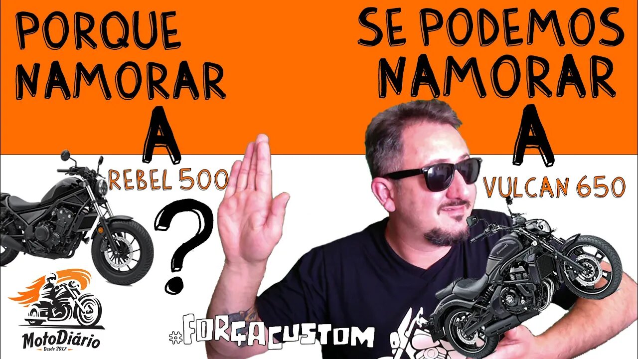 Porque namorar a Honda Rebel 500, se podemos namorar a Vulcan 650 S?