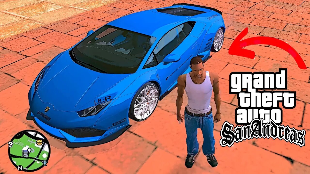 Secret Lamborghini Huracan Liberty Walk Super Car Location in GTA San Andreas (Cheat Code)